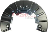 Metzger Spritzblech, Bremsscheibe Vorderachse  6115135