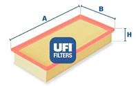 UFI Luftfilter  30.933.00
