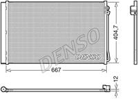 Condensor, airconditioning DENSO, u.a. für Mercedes-Benz