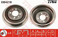 TRW Bremstrommel Hinterachse  DB4218