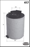 Mecafilter Luftfilter  EL9508