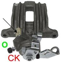 Textar Bremssattel Hinterachse rechts  38045800