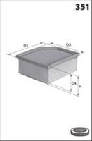 Mecafilter Luftfilter  ELP9320