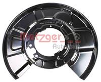 Metzger Spritzblech, Bremsscheibe Hinterachse rechts  6115156