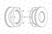 Beral Bremsscheibe Hinterachse  BCR308A
