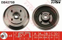 TRW Bremstrommel Hinterachse  DB4275B