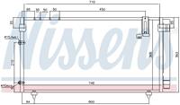 Condensor, airconditioning NISSENS 94795