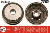 TRW Bremstrommel Hinterachse  DB4347