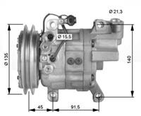 nissan Compressor, airconditioning GENUINE