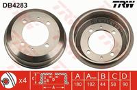 TRW Bremstrommel Hinterachse  DB4283