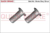 QUICK BRAKE Schraube, Bremsscheibe Vorderachse  11672K