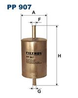 Brandstoffilter FILTRON PP907