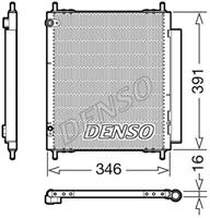Denso Kondensator, Klimaanlage  DCN07003