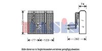 AKS Dasis Verdampfer, Klimaanlage  820264N