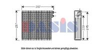 AKS Dasis Verdampfer, Klimaanlage  820281N