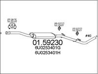 MTS Mittelschalldämpfer  01.59230