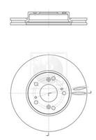 Nps Bremsscheibe Vorderachse  H330A56