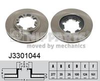 Nipparts Bremsscheibe Vorderachse  J3301044