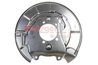 Metzger Spritzblech, Bremsscheibe Hinterachse links  6115239