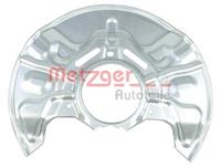 Metzger Spritzblech, Bremsscheibe Vorderachse links  6115245