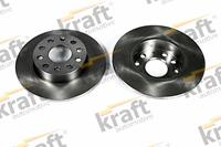 kraftautomotive Remschijf KRAFT AUTOMOTIVE, Remschijftype: Massief, Diameter (mm)260mm, u.a. für VW, Skoda, Audi, Seat