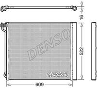 bmw Condensor, airconditioning DCN05034