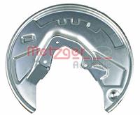 Metzger Spritzblech, Bremsscheibe Hinterachse rechts  6115264