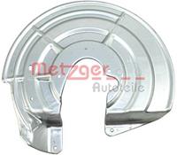 Metzger Spritzblech, Bremsscheibe Hinterachse rechts  6115272