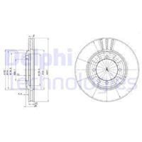Delphi Bremsscheibe Vorderachse  BG2628