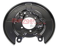 Metzger Spritzblech, Bremsscheibe Hinterachse links  6115275