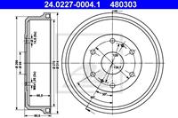 ATE Bremstrommel Hinterachse  24.0227-0004.1