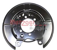 Metzger Spritzblech, Bremsscheibe Hinterachse rechts  6115276