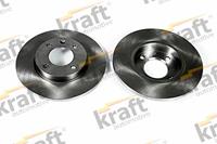 kraftautomotive Remschijf KRAFT AUTOMOTIVE, Remschijftype: Massief, Diameter (mm)239mm, u.a. für VW, Audi, Seat