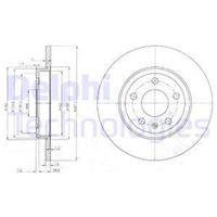 Delphi Bremsscheibe Hinterachse  BG3996