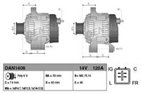 Denso Dynamo DAN1408