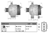 Denso Dynamo DAN1434