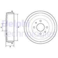 Delphi Bremstrommel Hinterachse  BF528