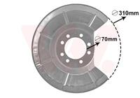 vanwezel Spritzblech, Bremsscheibe Hinterachse Van Wezel 5942373