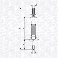 Magneti Marelli Glühkerze  062900132304