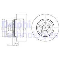 Delphi Bremsscheibe Hinterachse  BG4272