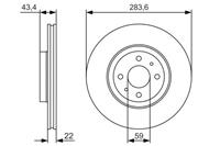 Bosch Bremsscheibe  0 986 479 S01