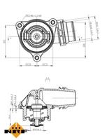 NRF Thermostaat, koelvloeistof 725222