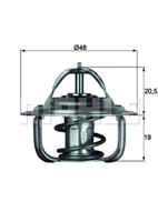 mahleoriginal Thermostat, Kühlmittel Mahle Original TX 1 87D