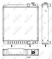 NRF Kühler, Motorkühlung  53658