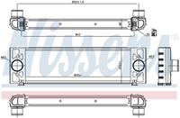 Nissens Intercooler, inlaatluchtkoeler 96066