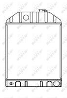 Radiator, motorkoeling EASY FIT NRF 53659