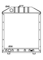 Radiator, motorkoeling EASY FIT NRF 53664