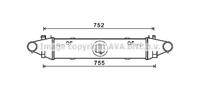 Ava Quality Cooling Intercooler, inlaatluchtkoeler MSA4556