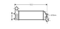 International Radiators INTERCOOLER C8/ULYSSE/807 2.0TD handgeschakeld 40004261