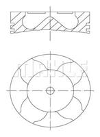 Mahle Original Kolben  227 PI 00111 000